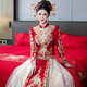 XiUhe Familie [Orientaler vereinfachter Stil] XiUhe Hochzeit Hochzeit Hochzeit 2025 Neue Braut Hochzeit Chinesisches Hochzeitskleid Kleiner Mann kommt heraus