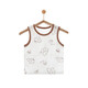 
ZIPJBX newborn belly-protecting sleeveless top baby vest summer cotton boy and girl baby half back thin inside wear base 6624 Guaiguailong (Cotton Class A) 73 CM (6-9 months)