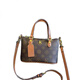 Dafeili Gutiko Nischendesign Handtasche Frauen 2025 Neue Mode gedruckte Schulterschalenbeutel Exquisite Internet Promi Brown Brown