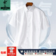 Inter Miller Serie de alta gama Camisas de manga corta para hombres para ropa informal de negocios para trabajo profesional Cotton de color blanco gratis para hombres DX6628 39