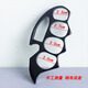 Zhe Rui Zhihu self-defense weapon legal carry-on fist stabbing tiger knife hand brace four-finger boxing ring black tiger teeth-tangled rope 2 pack + storage bag