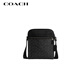 COACH brand direct supply men's HOUSTON crossbody bag shoulder camera bag black CZ398 New Year gift