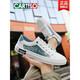 
Katile crocodile canvas shoes men's one-foot men's shoes summer fashion shoes men's casual shoes versatile soft bottom shoes trendy ice blue - plus velvet warm-7374n 40 standard sports shoes size