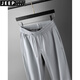 Jeep Spirit2025 Neue Weitbeinhose Herren Sommer dünne losen Sporthosen Eis LIME Jugend Großgröße Casual Black M [110-130jin [Jin gleich 0,5 kg]]]