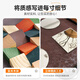 Jianzao 3D three-dimensional living room sofa background wall decoration painting 2025 new high-end restaurant antique style wall painting Type A - combination painting medium set 60cm*1+40cm*2+50cm*1 black aluminum alloy frame three-dimensional wood block + crystal porcelain clock + concave and convex oil painting + mirror painting