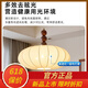TIFFANIA Retro Français Fabric Fabric de lustres Modèles Chinois Restaurant Bar Tainanyang Bois massif Salle romantique lampe principale AY9898-40CM LED à trois couleurs (couleur de noix)