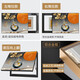 Boîte de distribution Aoyou, boîte à compteur électrique peinture de décoration 2024 Nouvelle sensation de luxe légère, sans coup de poing, boîte de couvercle de boîte de compteur électrique suspendu la peinture DBH3889 Green Leaves 50 * 40cm peut couvrir la porcelaine cristalline à moins de 40 * 30cm