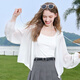 
Baitu betu women's clothing 2025 summer new short jacket fashionable versatile lace hooded thin jacket for women 2507T35 beige M