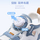 
Shepherd boy toddler shoes 2025 summer new style Baotou girls sandals soft sole breathable rotating button children's shoes Future blue 22 shoes length 15.0cm