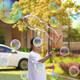 Gran espada occidental Bubble Sword soplando agua de burbuja Sostitante Stice de burbujas Niños Niños Niños al aire libre [Sword Atlantic de 46 cm + con concentrado] 1 paquete