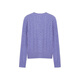 Teenie Weenie Bear Women's Wool Séter 2025 Autumn Nuevo cómodo Ségulo de cuello V de estilo academia de academia