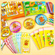 MPPMCK Kapibala Kultur- und Kreativblind-Beutel Anime Peripheral Cartoon niedliche Capybar Lomo Card Bar Badge Laptop Laptop Laptop Laser Aufkleber Press Stift Stationerie Set High Precision Creative 756 Nezha Kultur- und kreative Blinds Bags Whole Box 8 Taschen