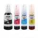 Original Epson 002 ink L4158L4168L6168L6178L4166L4167L6198 Four-color ink Five sets and three sets of color notes
