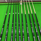 Three big heads, middle head split high-end silver ring nine-ball chasing points Chinese black eight replica 1 1 handmade billiard cue Zhengtu 3 single pole + pole bag middle head 11.5mm