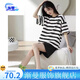 
Jianman pure cotton pajamas for women in summer short-sleeved two-piece set cartoon sweet summer thin cute outdoor wear clothes orange A9856 shorts M [80-100Jin [Jin equals 0.5 kg]]