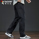 Woodpecker (TUCANO) jeans men's autumn and winter pants men's loose straight casual pants American wide-leg trousers black 33