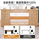 Desk staff station simple modern office desk and chair combination staff double four-person computer desk home desk five drawers and one cabinet | Pastoral oak color 140cm Take a photo of the self-assembly - send drawings and tools