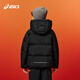 ASICS/ASICS Children's Wear 25 Years Winter Loose Short Puff Down Jacket for Large Children, Thin and Comfortable