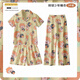 
Superficial Japanese ins cartoon cute crayon Shin-shiba pajamas for women in summer new printed shorts shorts home clothing set KK-14101 [short sleeve] three-piece set L 96-115Jin [Jin equals 0.5 kg]