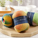 Regenbogenabteilung gefärbte Wolle Tiy handgestrickt Lady Shawl Schalpullover Jacke Magic Ball Spitze Faden 8001 Ball