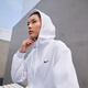 NIKE耐克女子宽松连帽夹克防晒衣夏季新款外套休闲官方NIKE FV6299 100白_黑 XS