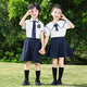Splash boys and girls school uniforms kindergarten summer clothes children school uniforms set elementary school uniforms short-sleeved tie summer 6630-1 boys 110