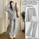 Autumn suit for pregnant women, Korean style loose long-sleeved hooded sweatshirt, fashionable and foreign-style outer wear tummy-supporting pants, hot mom complete set, gray suit XL 120-140Jin Jin equals 0.5 kg