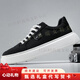 KLWPVD canvas shoes for men 2025 new spring and summer breathable men's shoes one-foot lazy shoes black casual shoes black 39