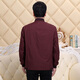 Jinggong's wedding banquet for father-in-law, autumn clothing, middle-aged burgundy jacket, men's spring and autumn jacket, middle-aged and elderly wedding wear for father-in-law, dark blue A06, a little smaller XL 180