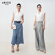 
Ainos Essi [Same Model in Shopping Mall] 2025 Summer New Product Pima Cotton White Shirt French Shirt Top Women 40525070 White L
