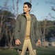 Akclubak Men's Spring New Style Light New Retro Retro Trendy Loose M-51 Parker Casual Hooded Windbreaker Men 2306700 Military Green M