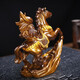 Yunhua Tea Pet Ornaments Make Money Instantly and Raise Color-Changing Tea Pets Tea Table Accessories Tea Playing Horse Monkey Creative Ornaments Make Money Instantly (Gold)