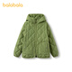 巴拉巴拉童装儿童轻薄羽绒服男童女童冬季2024新款中大童外套保暖上衣 军绿-208424107243 130