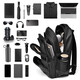 Sac à dos pour les entreprises pour hommes faisant un sac à dos pour le sac d'ordinateur portable du sac de voyage de grande capacité pour femmes 15.6 Étudiantbag étudiant Black [STRAP RENFORCEMENTS + TISSAUX IMPHERPORT]