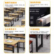 Huile Toys, l'un des cours de formation des bureaux et des chaises à domicile, des cours de tutorat scolaire, des tables d'apprentissage de coin arrondies, des bureaux et des chaises, des élèves primaires et secondaires formant une couche mono-couche 12040 Hauteur 74 [à l'exception des tabourets]