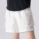 耐克（NIKE）女装运动套装25夏新款简约时尚POLO衫短袖T恤梭织五分裤 两件套 DV7885-423+HM6983-133 L