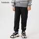 Balabala children's trousers boys and girls thickened velvet pants 2025 autumn and winter parent-child versatile casual pants trend