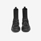 
Heshe (TATA) Sun Leyan same style of Meow Claw Boots for Women's Socks Boots Thick Sole Thin Slim Boots Elastic Short Boots CEG08DZ5 Black 35