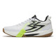 361 Badminton Sports Shoes for Men Winning PRO Summer Style Lightweight Breathable Non-Slip Wear-Resistant Training Competition Shoes for Women 361 Degree White/Fluorescent Solar Yellow 39