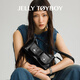 JellyToyBoyJtb Planet Frame Bolsa de axilas. Nicho Bolsa de Dumpling Portable 2025 Nuevo bolso de caramelo de una piel de vaca de moda para mujeres negras