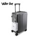 Walker Shop suitcase aluminum alloy trolley travel code box universal wheel suitcase anti-fall large capacity lightweight silent box dark gray 24 inches