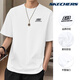 SKECHERS斯凯奇休闲短袖男士夏季跑步户外运动半袖纯棉圆领时尚潮流t恤男 U071-0019亮白色 L /175