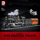 Deke 80014 ornements de voie ferrée à vapeur pour les blocs de construction de l'assemblage pour enfants Toys compatibles avec Lego Kaizhi 98228 Fuxing Golden Phoenix Train 647