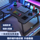 Wooden Shuangfu bed desk small table foldable small table plate carbon fiber gaming style lazy table notebook large writing table