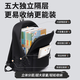 Pull back backpack men's backpack large capacity fashion casual travel bag computer bag high school college student junior high school bag female black [Sky Duck Pendant]
