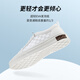 Seven Wolf men's shoes for summer new men's board shoes lightweight breathable lace-free casual shoes 9871 white size 42