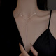 Laomiao 925 Collier en argent sterling pour femmes 2025 Nouveaux accessoires de niche de luxe légers