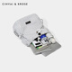 Официальный веб -сайт Cinvaikrose Small C/K Niche Design School Bag Women's 2025 Новый легкий рюкзак рюкзак Rucksack Белый клет
