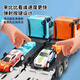 Light follows my will children's toy car alloy truck deformation big truck engineering track sliding ejection car boy birthday gift deformation ejection big truck red 12 alloy car