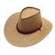 Men's Western Cowboy Hat Outdoor Travel Leisure Women's Sun Shade Straw Hat Summer Fishing Hat Sun Protection Cool Hat Navy Blue